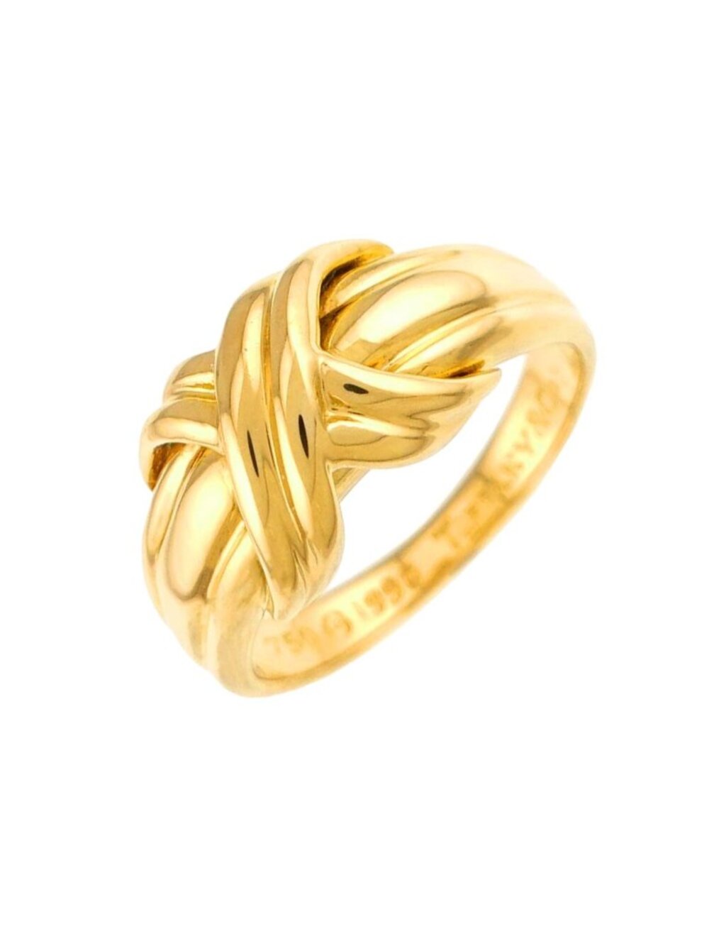 Tiffany & Co Signature Ring 18k Yellow Gold